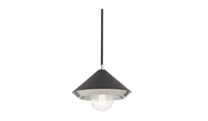 simple black pendant for kitchen